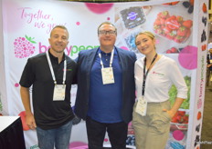 Berrypeople focus on 365 days a year organic berry production in Baja California says Damon Barkdull, Daniel Waters and McKenzie Downs.